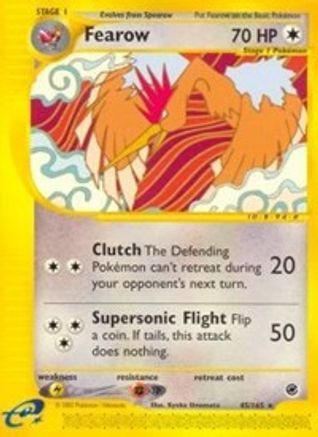 Fearow 045/165 - Reverse Holofoil Expedition