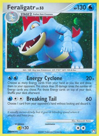 Feraligatr 008/123 - Holofoil Mysterious Treasures