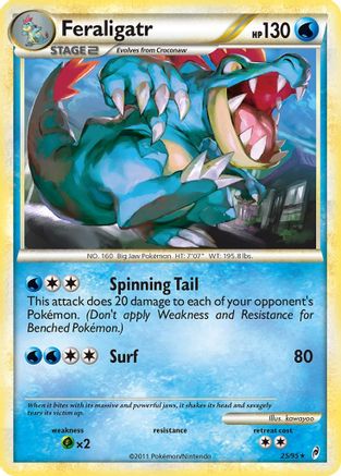 Feraligatr 025/95 - Reverse Holofoil Call of Legends