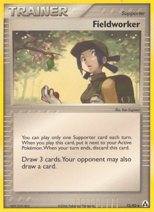 Fieldworker 073/92 - Reverse Holofoil Legend Maker