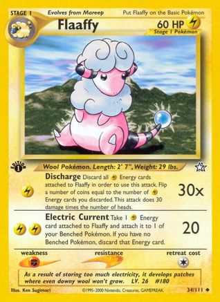 Flaaffy 034/111 - 1st Edition Neo Genesis