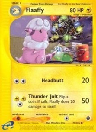 Flaaffy 077/165 - Reverse Holofoil Expedition
