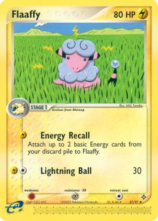Flaaffy 027/97 - Reverse Holofoil Dragon