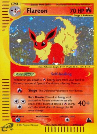 Flareon H07/H32 - Holofoil Skyridge