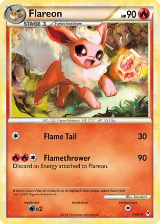 Flareon 044/95 - Reverse Holofoil Call of Legends