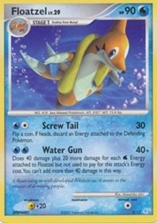 Floatzel 002 DP Trainer Kit Manaphy & Lucario