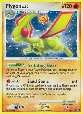 Flygon 005/132 - Holofoil Secret Wonders