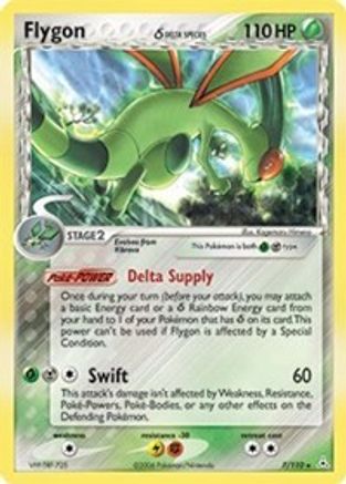 Flygon (Delta Species) 007/110 - Holofoil Holon Phantoms