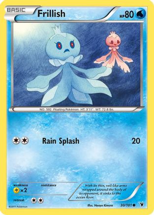 Frillish 030/101 - Reverse Holofoil Noble Victories