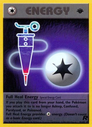 Full Heal Energy 081/82 - 1st Edition Team Rocket