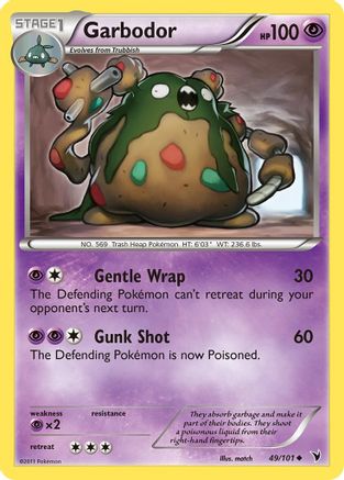 Garbodor 049/101 - Reverse Holofoil Noble Victories