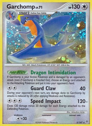 Garchomp 005/147 - Reverse Holofoil Supreme Victors