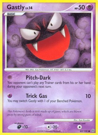 Gastly 062/100 - Reverse Holofoil Stormfront