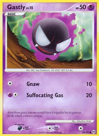 Gastly 064/99 - Reverse Holofoil Arceus