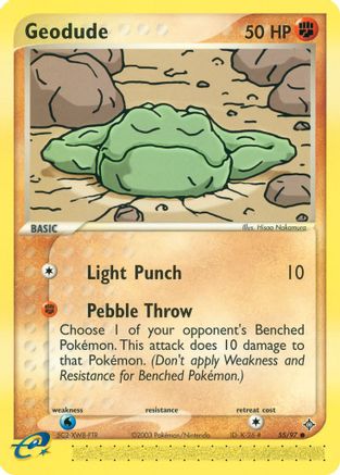 Geodude 055/97 - Reverse Holofoil Dragon