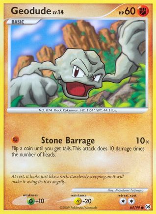 Geodude 065/99 - Reverse Holofoil Arceus