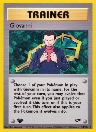 Giovanni 104/132 - 1st Edition Gym Challenge