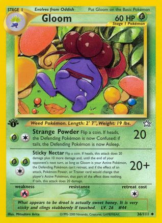Gloom 036/111 - 1st Edition Neo Genesis