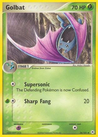 Golbat 036/101 - Reverse Holofoil Hidden Legends