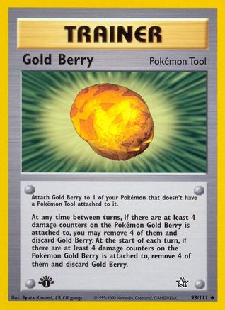 Gold Berry 093/111 - 1st Edition Neo Genesis