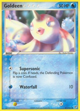 Goldeen 061/107 - Reverse Holofoil Deoxys