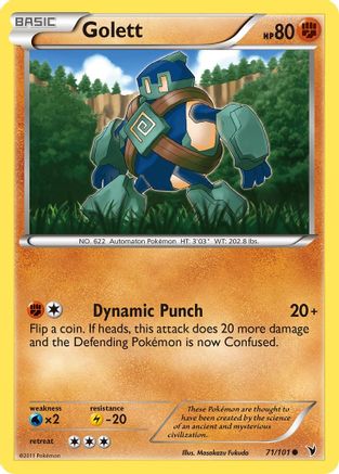 Golett 071/101 - Reverse Holofoil Noble Victories