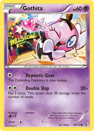 Gothita 069/113 - Reverse Holofoil Legendary Treasures