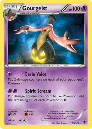 Gourgeist 057/146 - Holofoil XY Base Set