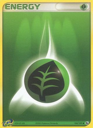 Grass Energy 104/109 - Reverse Holofoil Ruby and Sapphire
