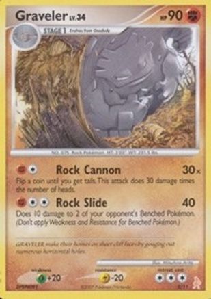 Graveler 002 DP Trainer Kit Manaphy & Lucario