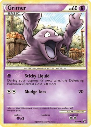 Grimer 050/90 - Reverse Holofoil Undaunted