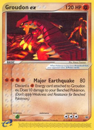 Groudon ex (Nintendo Power Magazine) 002 Nintendo Promos