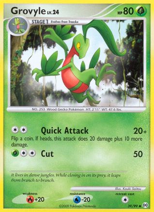 Grovyle 039/99 - Reverse Holofoil Arceus