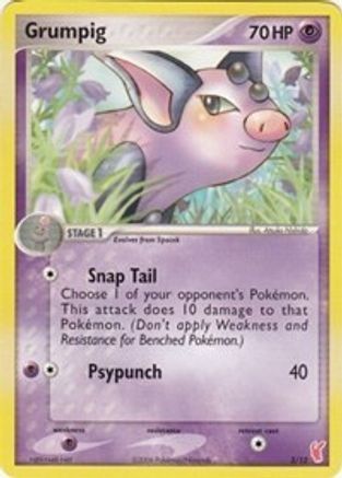 Grumpig 003 EX Trainer Kit 2 Plusle & Minun