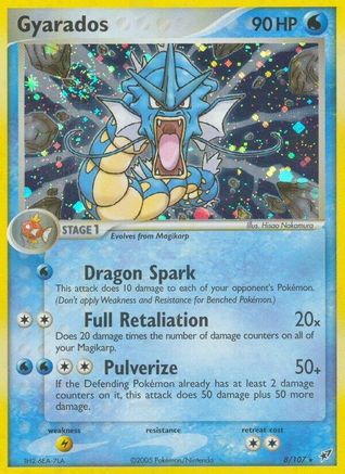 Gyarados 008/107 - Holofoil Deoxys