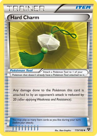 Hard Charm 119/146 - Reverse Holofoil XY Base Set