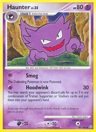 Haunter 040/100 - Reverse Holofoil Stormfront