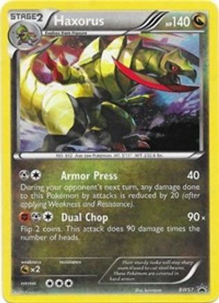 Haxorus BW57 - Holofoil Black and White Promos