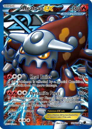 Heatran EX (Team Plasma) (Full Art) 109/116 - Holofoil Plasma Freeze