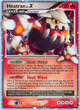 Heatran LV.X DP31 - Holofoil Diamond and Pearl Promos