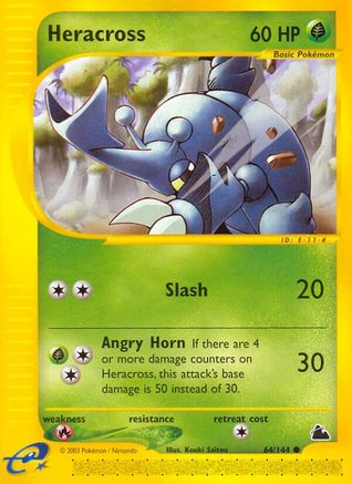 Heracross 064/144 - Reverse Holofoil Skyridge