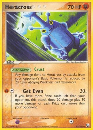 Heracross 043/109 - Reverse Holofoil Team Rocket Returns