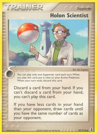 Holon Scientist 097/113 - Reverse Holofoil Delta Species