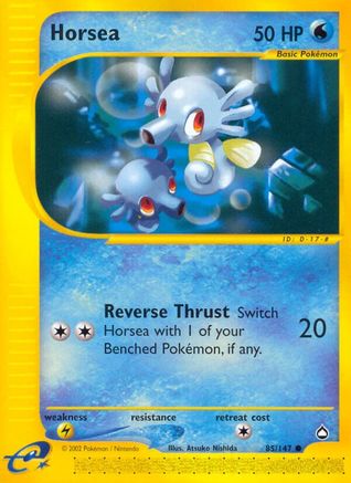 Horsea 85/147 - Reverse Holofoil Aquapolis