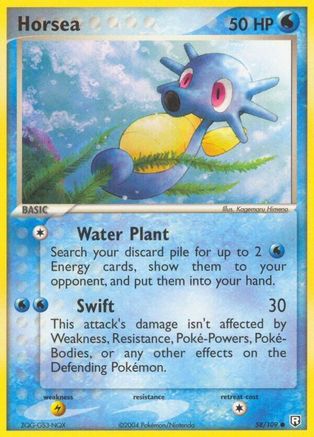 Horsea 058/109 - Reverse Holofoil Team Rocket Returns