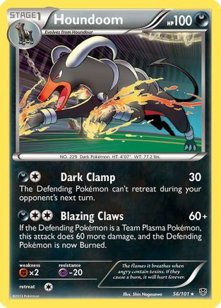 Houndoom 056/101 - Reverse Holofoil Plasma Blast