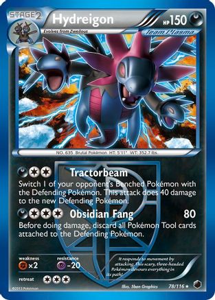 Hydreigon (Team Plasma) 078/116 - Holofoil Plasma Freeze