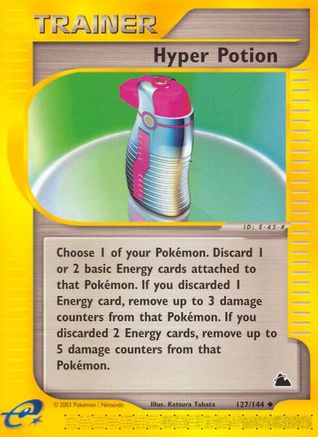 Hyper Potion 127/144 - Reverse Holofoil Skyridge