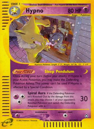 Hypno H12/H32 - Holofoil Aquapolis