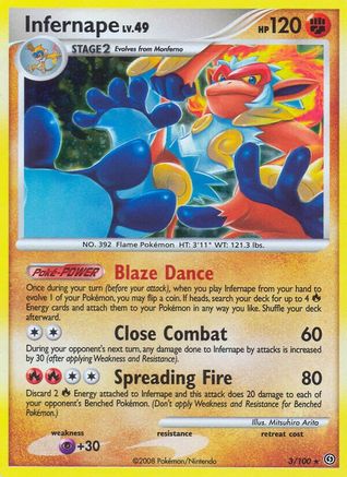 Infernape 003/100 - Holofoil Stormfront
